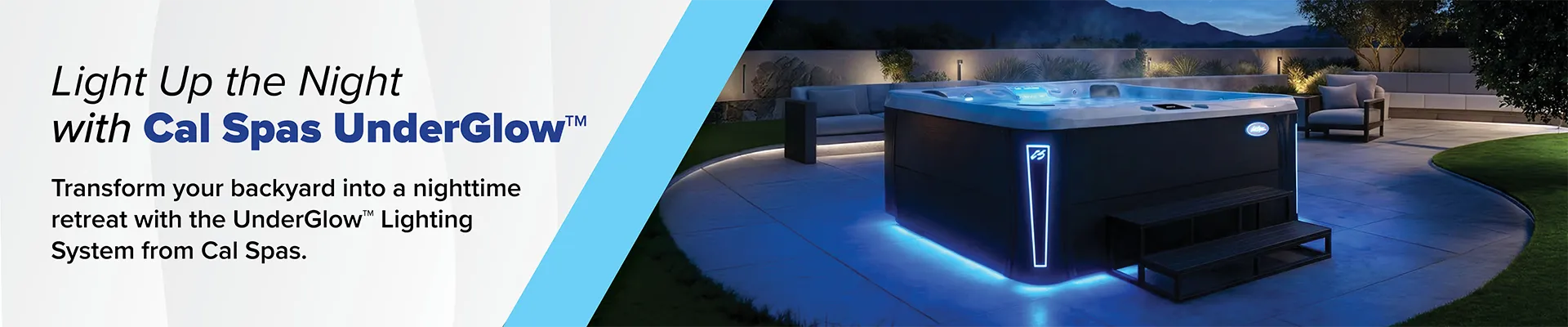 Calspas hot tub being used in a family setting - East Orange